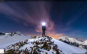 I'm Trolling Street View Panoramas By Lighting The World With My Head