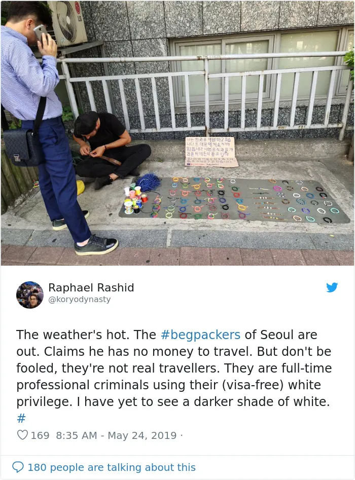 Begpacker In Seoul