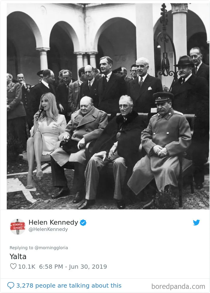 Ivanka Trump's Awkward Conversation With World Leaders Sparks "Unwanted Ivanka" Memes (30 Pics)