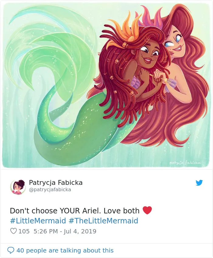Fans Overflow The Internet With Fan Art After Disney Announces The New Ariel