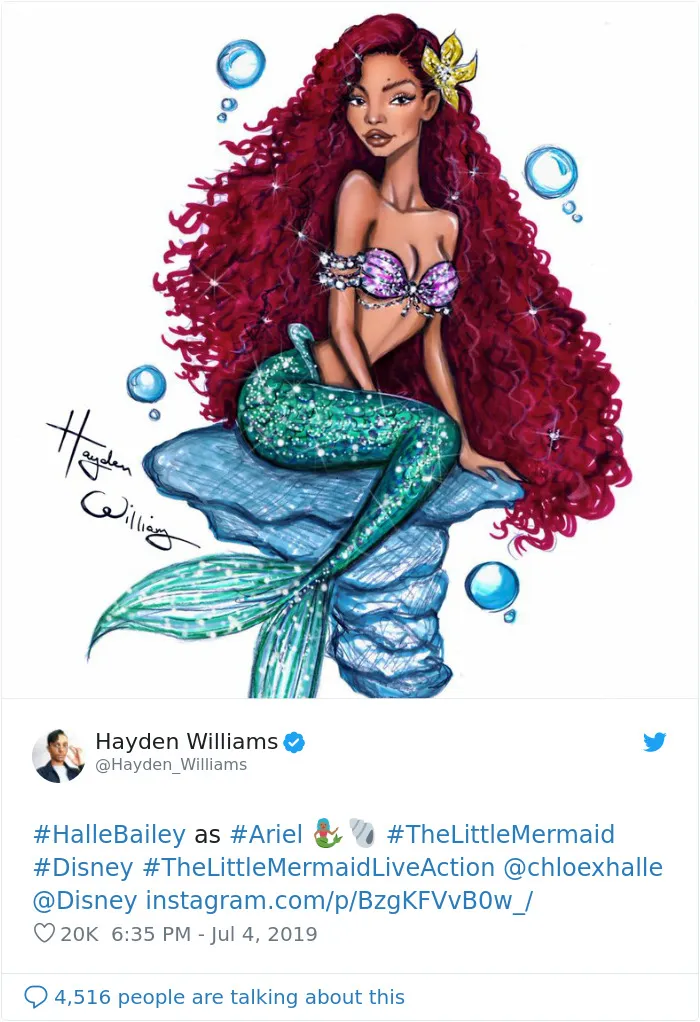 Fans Overflow The Internet With Fan Art After Disney Announces The New Ariel