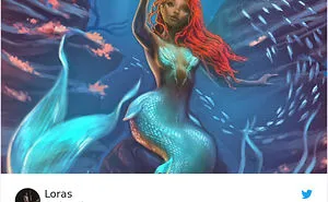 Fans Overflow The Internet With Fan Art After Disney Announces The New Ariel