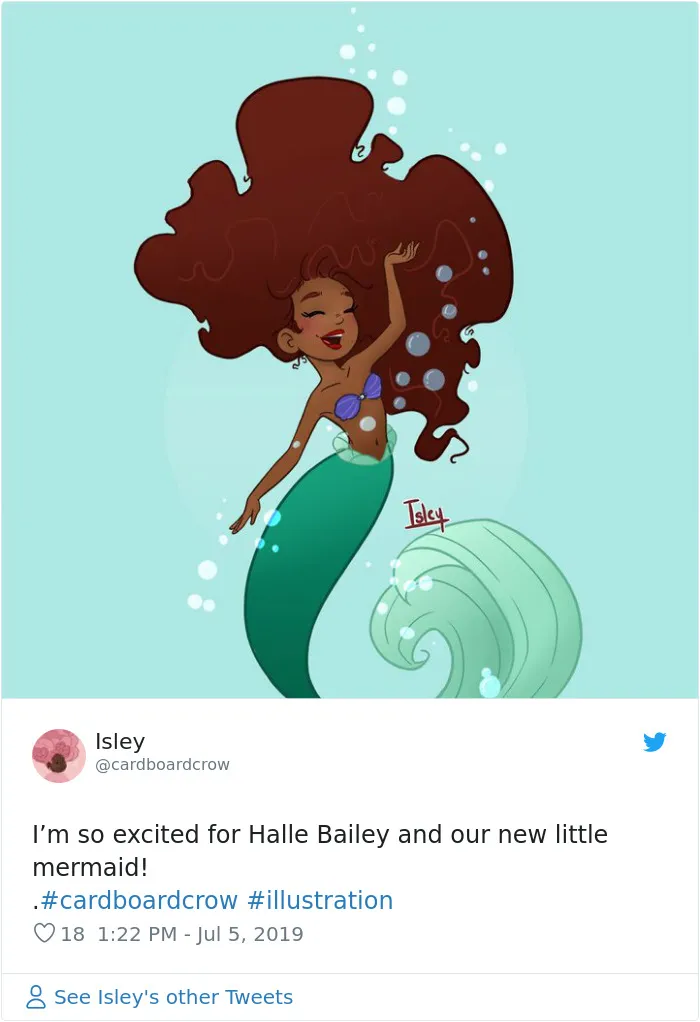 Fans Overflow The Internet With Fan Art After Disney Announces The New Ariel