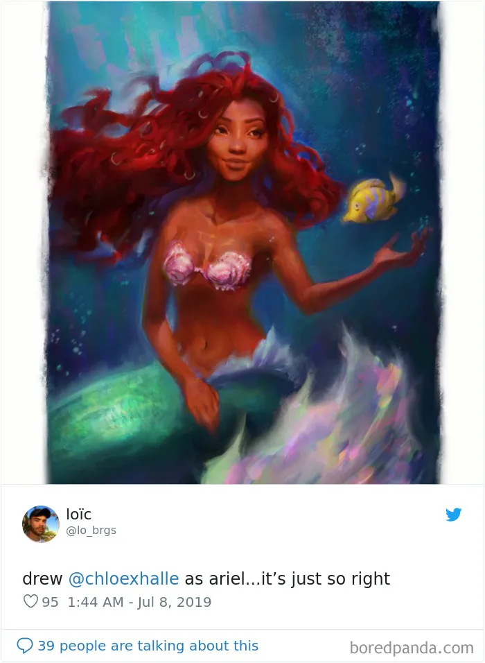 Fans Overflow The Internet With Fan Art After Disney Announces The New Ariel
