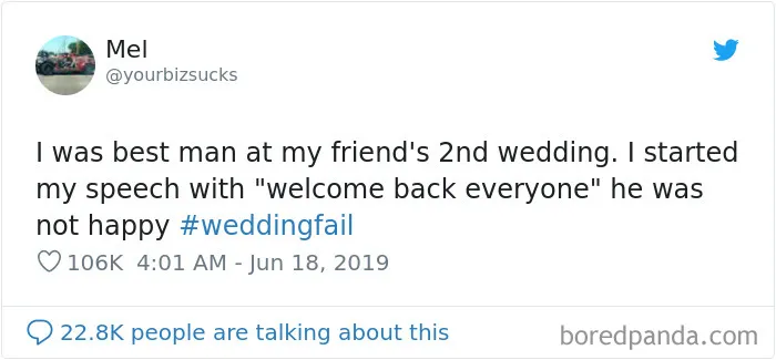 Jimmy Fallon Asks People To Share The Worst Wedding Fails They've Encountered, They Deliver 30 Funny Responses
