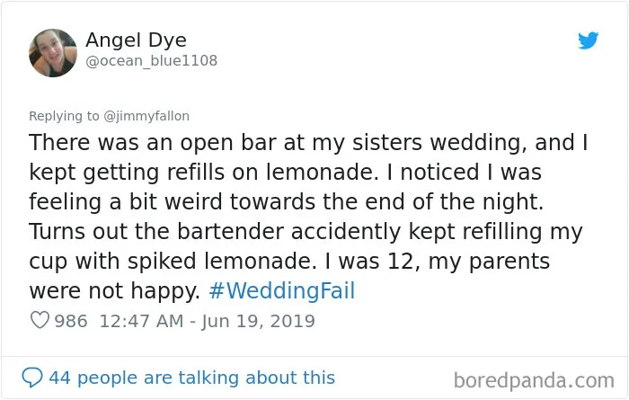 Jimmy Fallon Asks People To Share The Worst Wedding Fails They've Encountered, They Deliver 30 Funny Responses