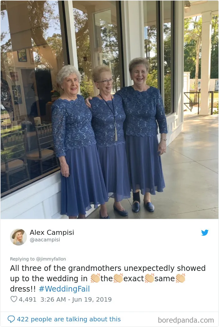 Jimmy Fallon Asks People To Share The Worst Wedding Fails They've Encountered, They Deliver 30 Funny Responses