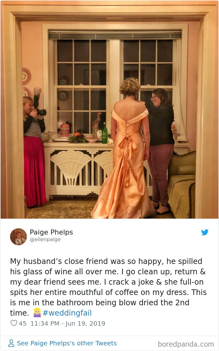 Jimmy Fallon Asks People To Share The Worst Wedding Fails They've Encountered, They Deliver 30 Funny Responses