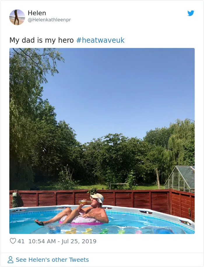 Here's How People In Great Britain Are Reacting To The Record-Breaking Heatwave (32 Pics)