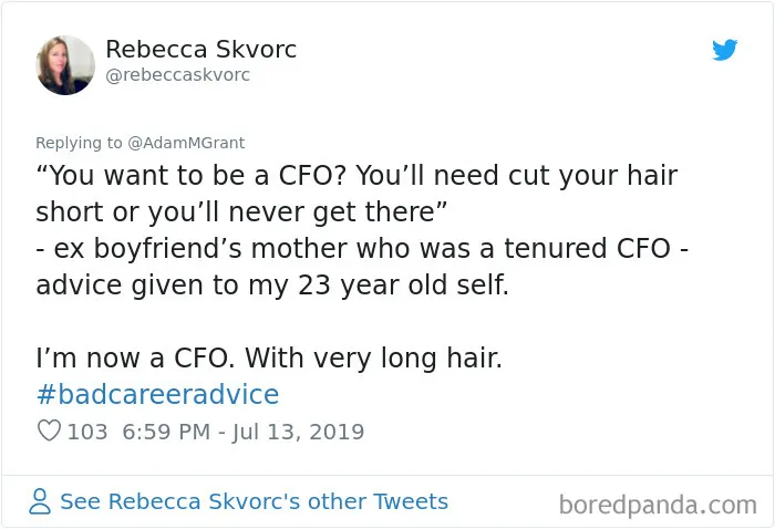 Someone Asks People To Share The Worst Career Advice They Ever Got And They Deliver (35 Pics)