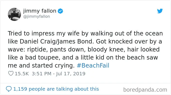 30 Of The Worst And Funniest Beach Fails Shared For Jimmy Fallon's Challenge