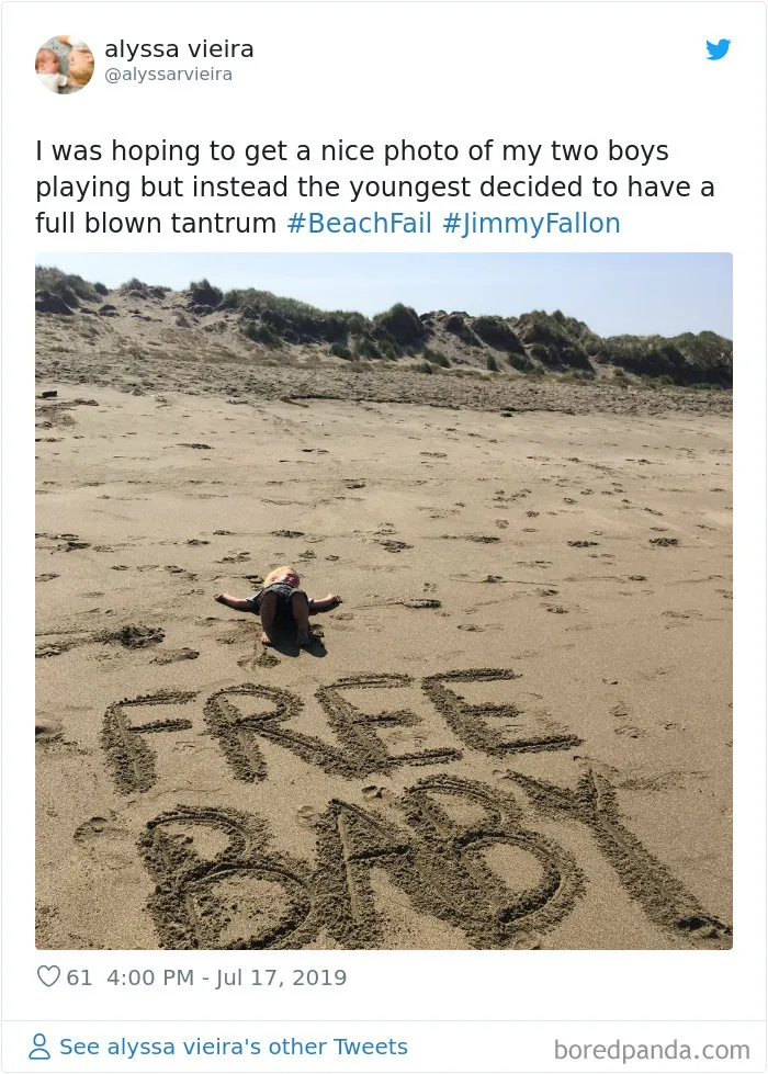 30 Of The Worst And Funniest Beach Fails Shared For Jimmy Fallon's Challenge