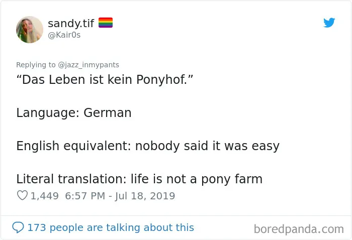 30 People Share Their Favorite Non-English Phrases And Their Literal Meanings