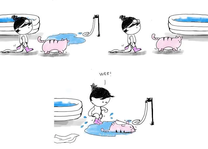 My 30 Heartwarming Comics About My Little Niece Who Says The Most Wickedly Funny Things And Her Cat