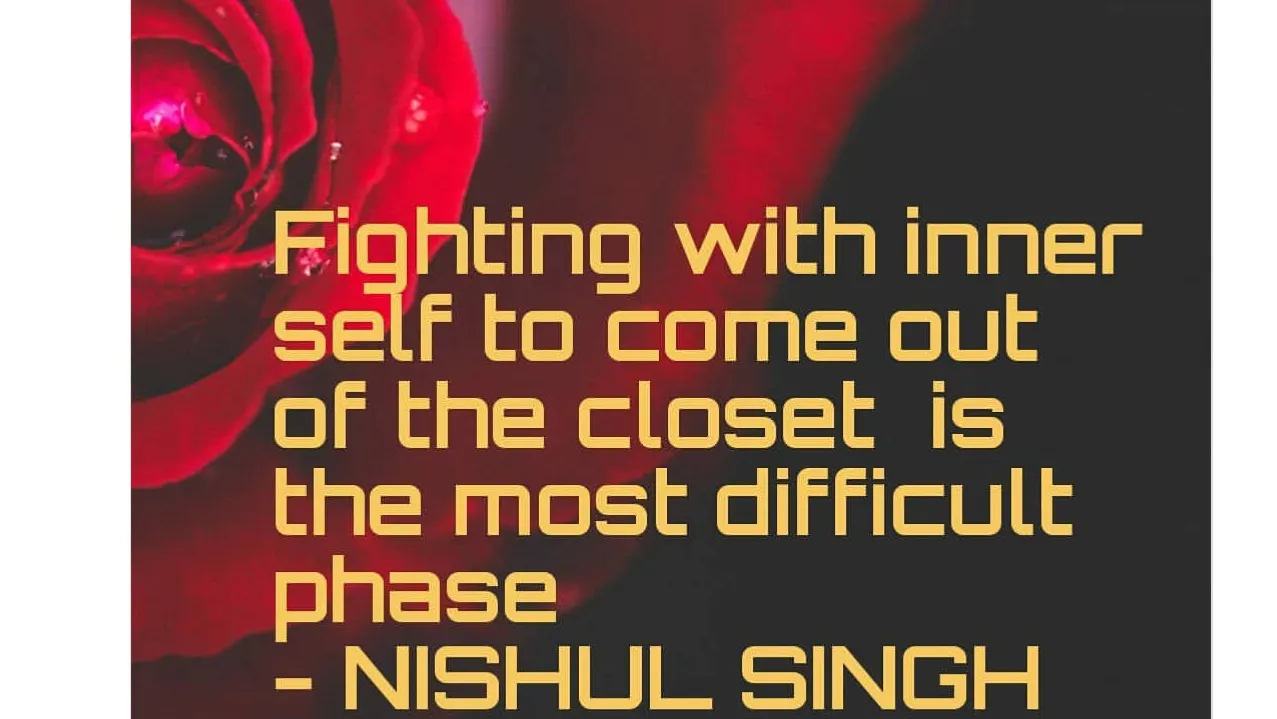 It Is Most Difficult To Accept Your Sexual Orientation To Yourself.