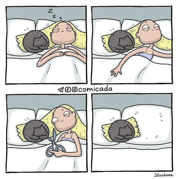 Esta artista rusa ilustra problemas femeninos y mucho más en 25 nuevos cómics