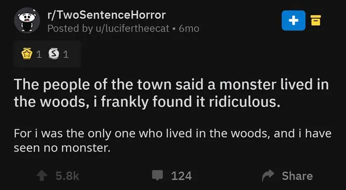 The Woods Are Full Of Horrors