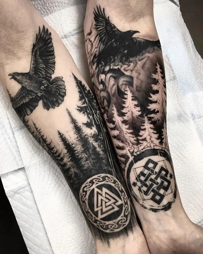 30 Tatuajes vikingos brutales