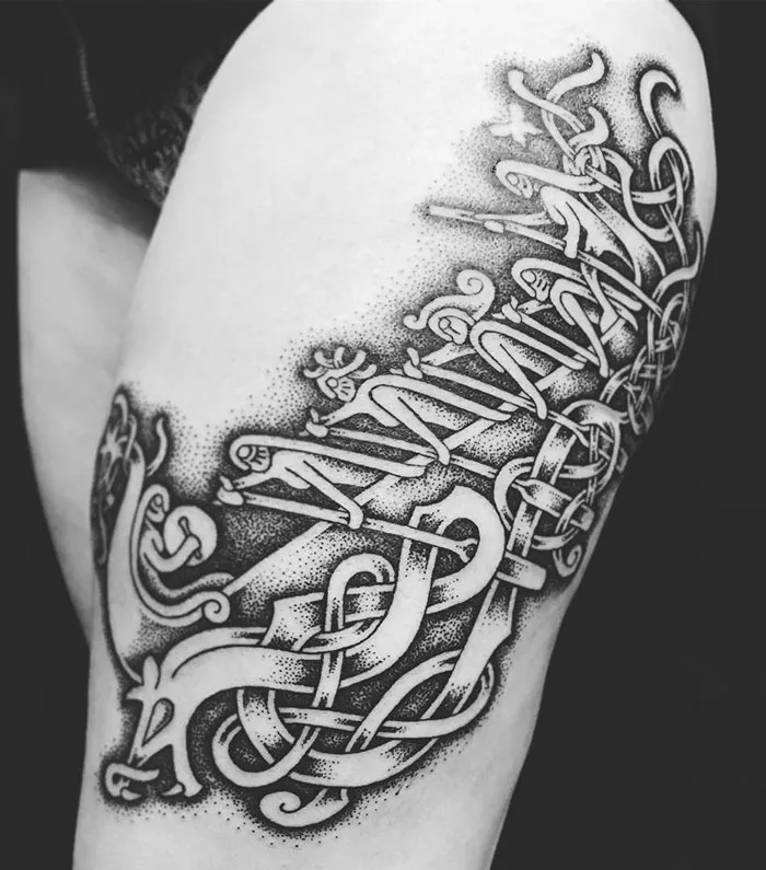 30 Tatuajes vikingos brutales