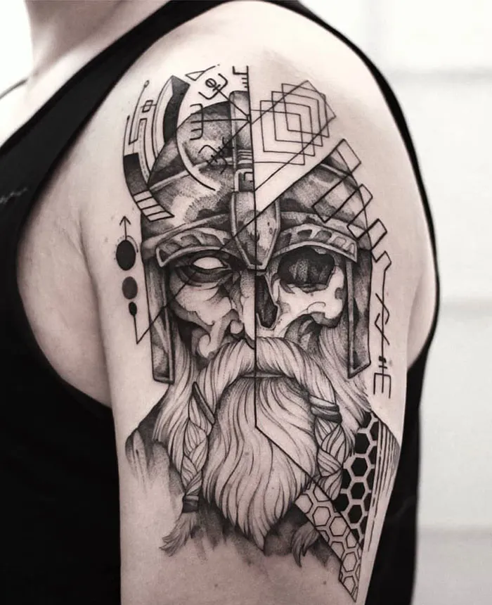 30 Tatuajes vikingos brutales