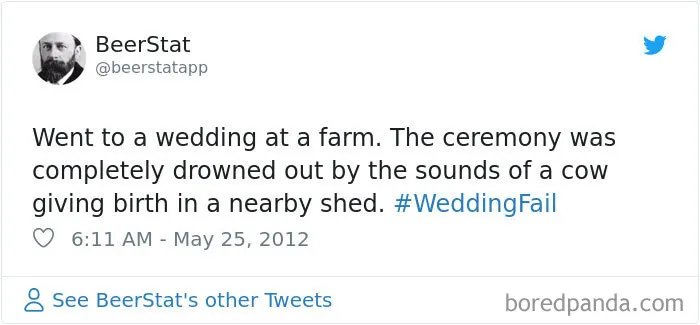 Jimmy Fallon Asks People To Share The Worst Wedding Fails They've Encountered, They Deliver 30 Funny Responses