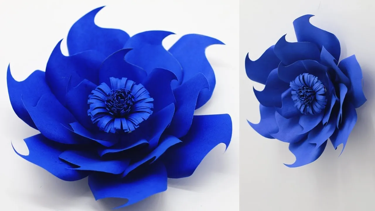 How To Make Beautiful Backdrop Flowers | Crafts Flowers Ideas | DIY Wedding Decoration Idea