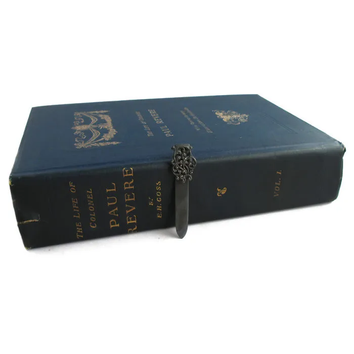 Found This Neat Little Metal Bookmark In "The Life Of Colonel Paul Revere" From 1909
