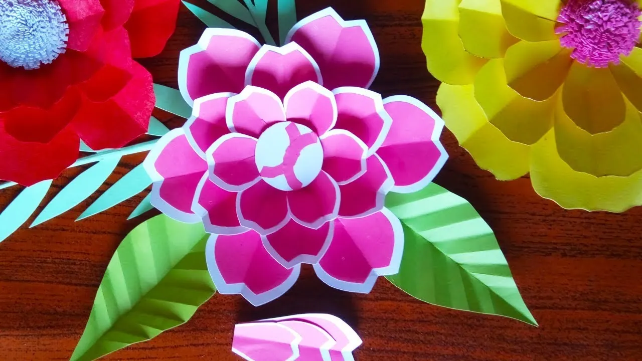 DIY Making Paper Flowers