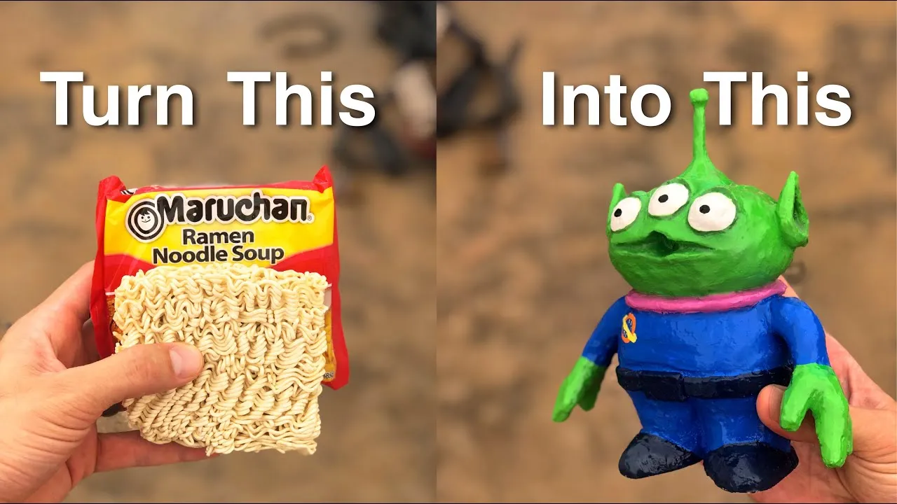 I Turned Ramen Noodles Into A Toy Story Character!
