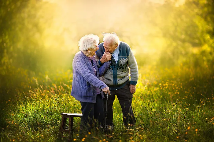 I Asked Elderly Couples To Pose For Engagement-Style Photos, And Here Is How True Love Looks
