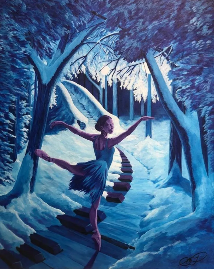"Etude In The Key Of Freedom" - A Painting By Margaret Irene