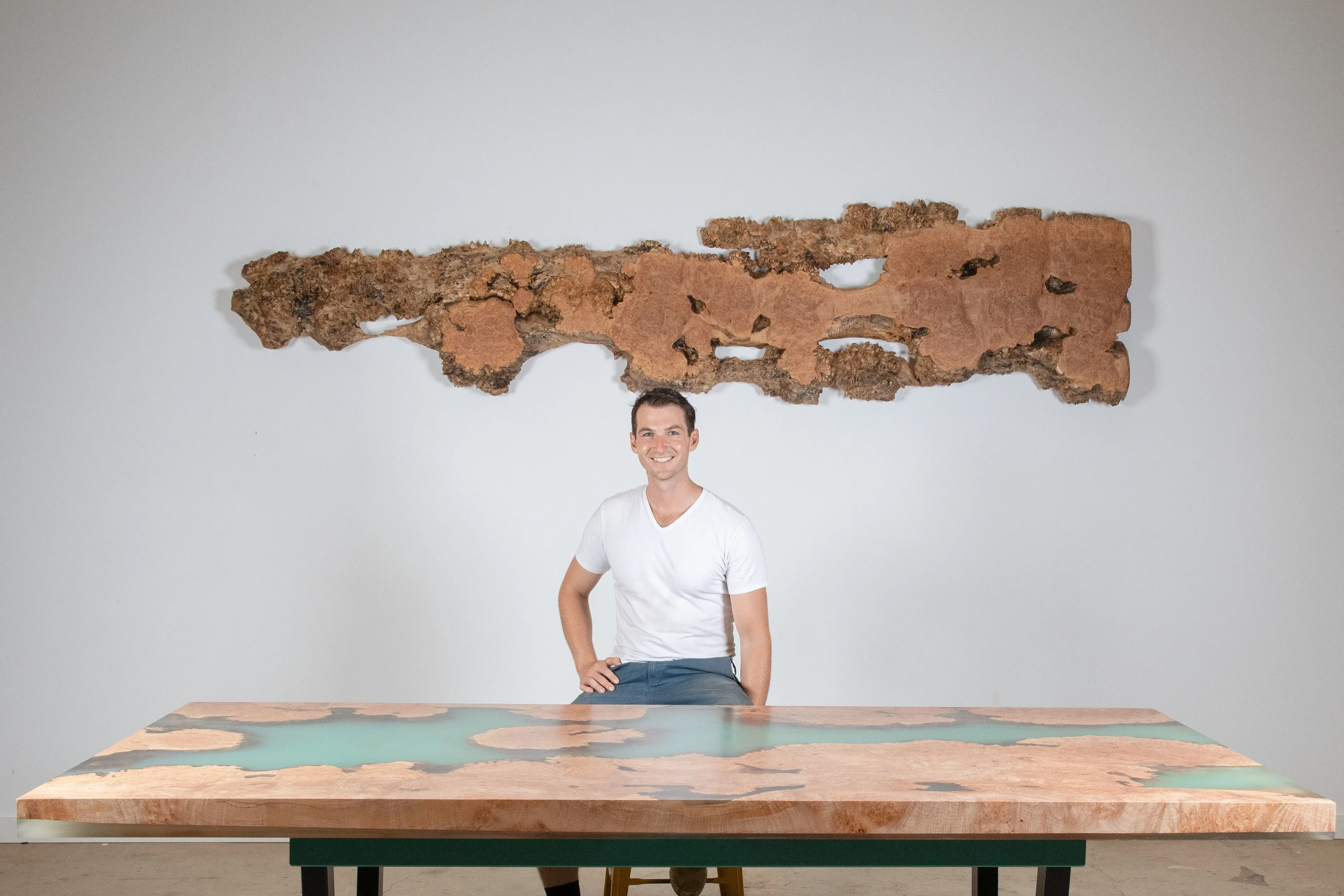 I Made This River Table And Wall Art.
