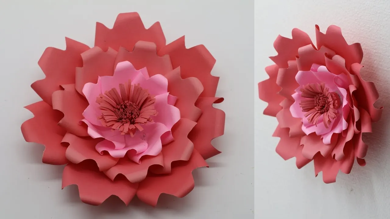 How To Make Beautiful DIY Backdrop Flowers | DIY Backdrop Flowers Tutorial | Wedding Paper Flowers