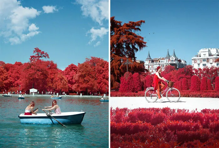 My 22 Pics Of Madrid That I Captured Using Infrared Photography
