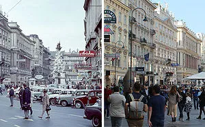 My 10 Retakes Of Historic Images Show The Past And Present Vienna