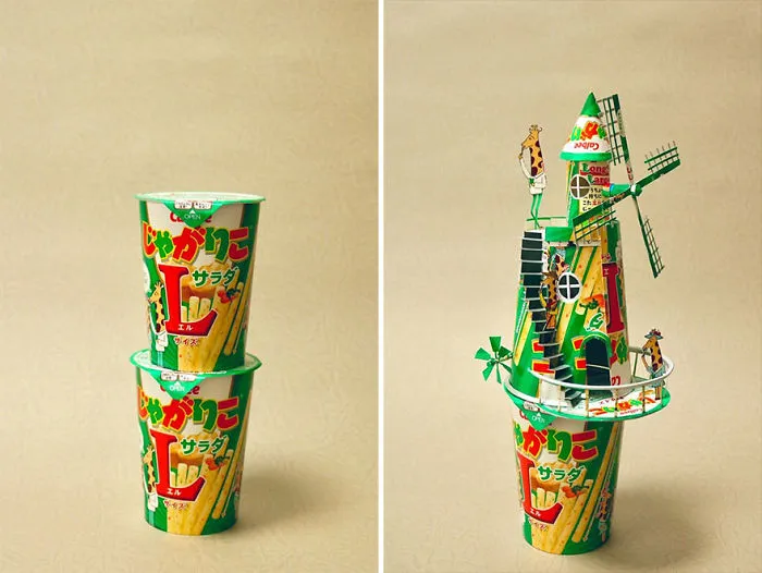 Japanese Artist Turns Product Packaging Into Art, And The Results Are Amazing (19 New Pics)