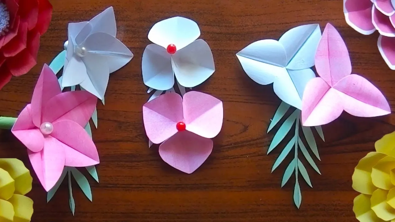 Paper Flower Making Ideas