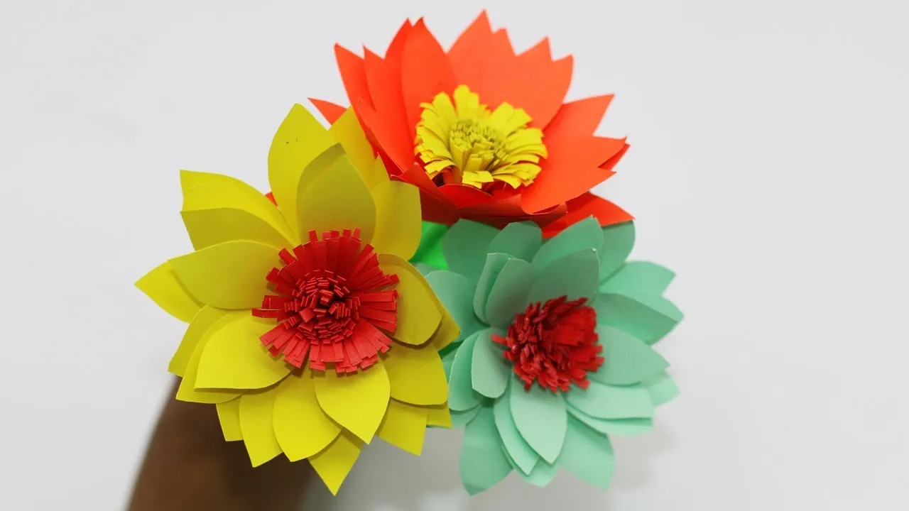 How To Make Easy Beautiful Stick Flower | Stick Flowers Ideas | Stick Flower Making Step By Step.