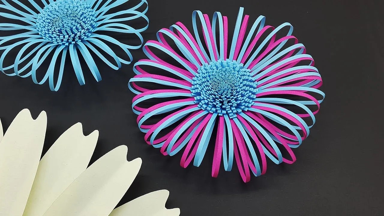 Fluffy Paper Flower Centers Making Tutorial | DIY Paper Flowers