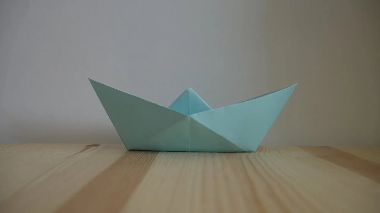 Origami. How To Make A Boat Out Of Paper (Video Lesson)