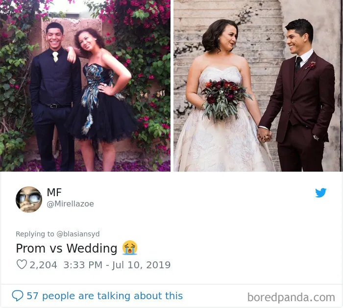 30 Times People Married Their Prom Dates And Shared The Before And After Pics