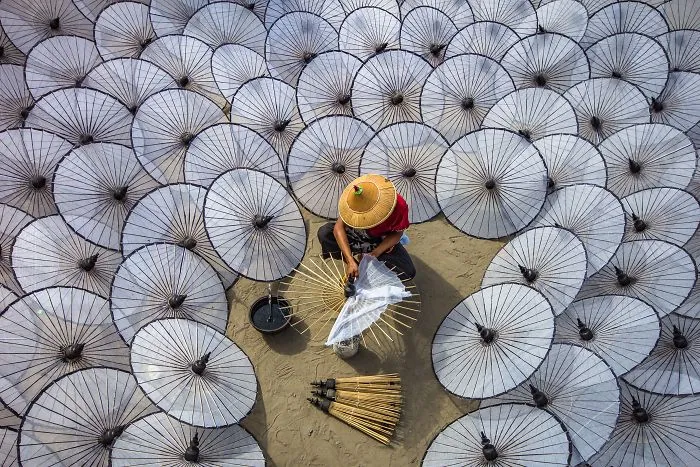 Among The White Umbrellas