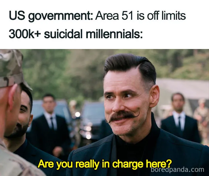 1.2M People Are Saying They're Gonna Storm Area 51 And Here Are 30 Funny Memes About It
