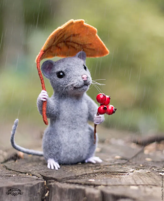 Extremely Cute Toys That Seem To Be Alive - Felted Animals By Katerina Salomatina