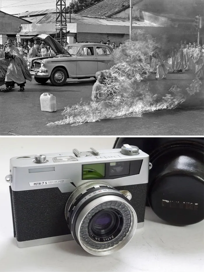 "Burning Monk" By Malcolm Browne, 1963 / Petri