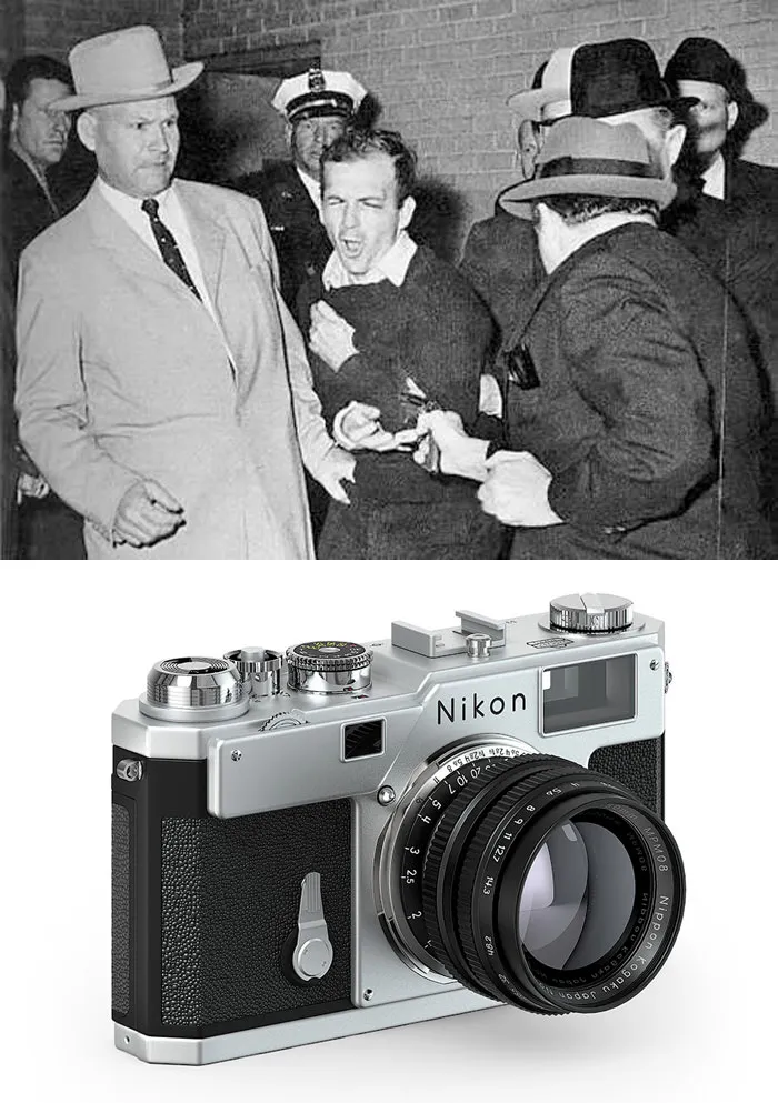 "The Shooting Of Lee Harvey Oswald" By Robert Jackson, 1963 / Nikon S3