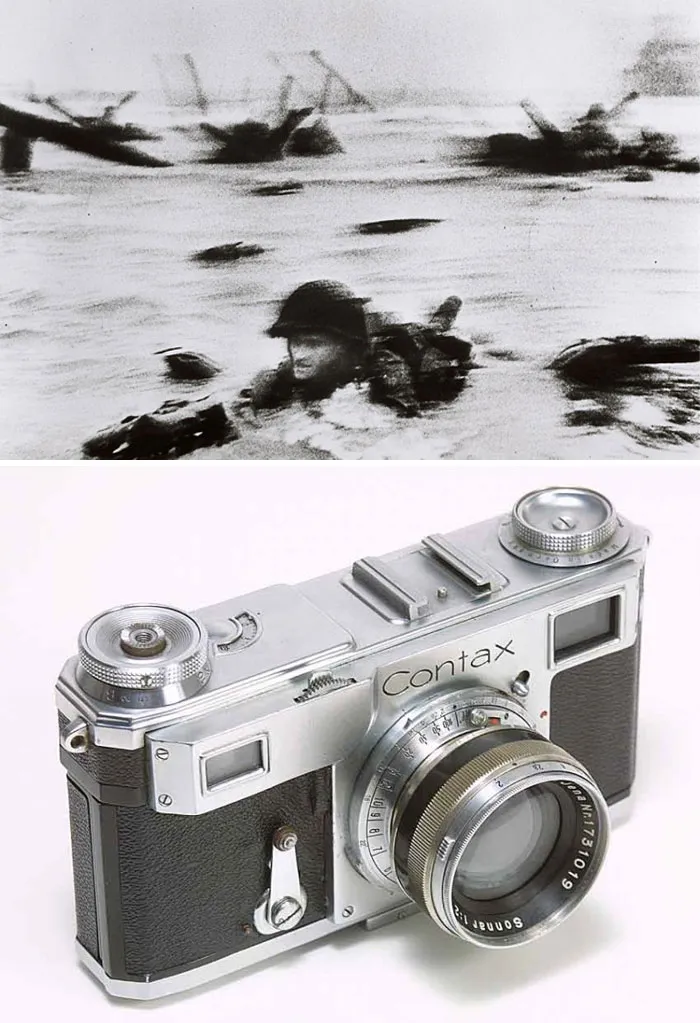 "D-Day" By Robert Capa, 1944 / Contax Ii