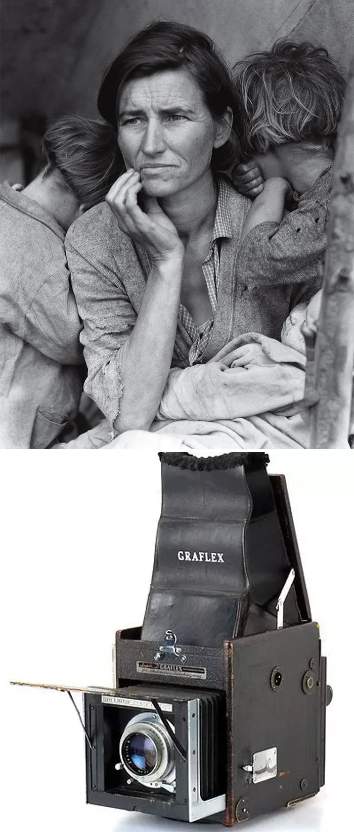 "Migrant Mother" By Dorothea Lange, 1936 / Graflex Super D