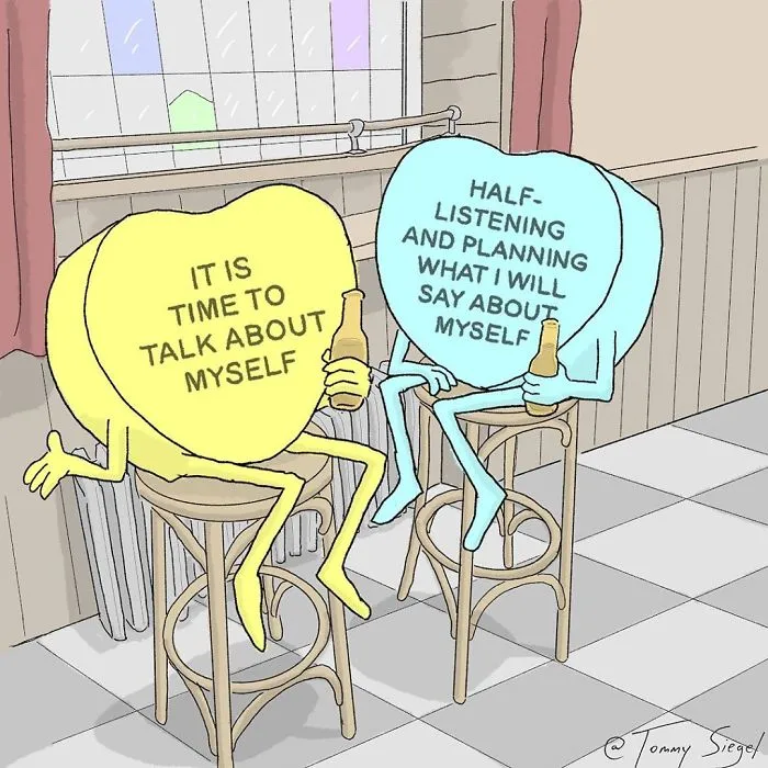 Artist Illustrates Honest Feelings That We Keep To Ourselves In 22 Candy Heart Comics