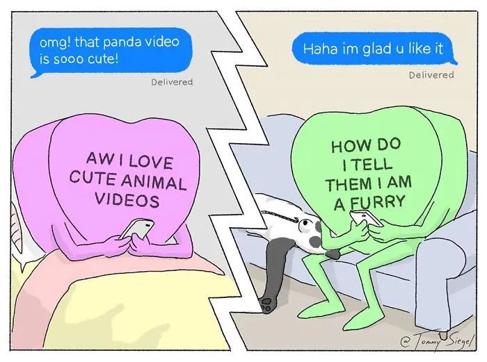 Artist Illustrates Honest Feelings That We Keep To Ourselves In 22 Candy Heart Comics